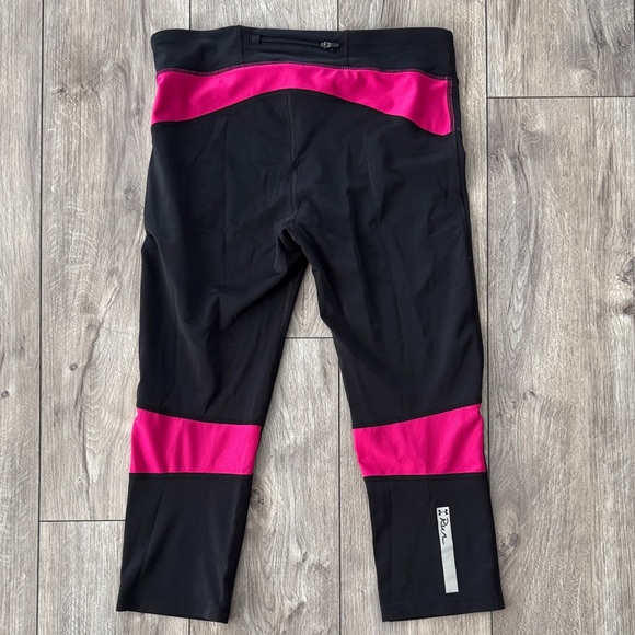 Under Armour Women's Black Jeggings with Pink Accents - Picture 2 of 3